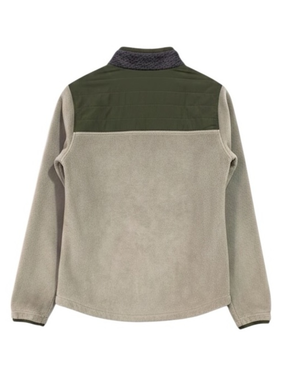 Columbia Women’s Fleece Full Zip Jacket Tan Green Size Small - Picture 2 of 7